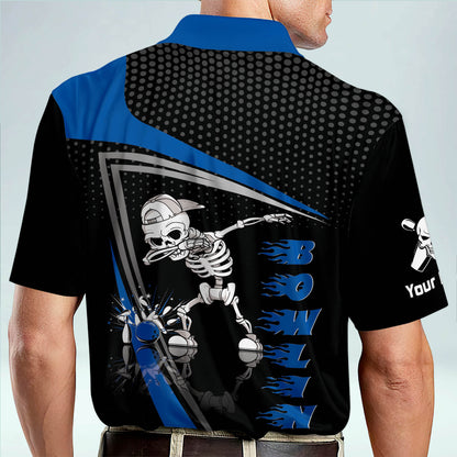 Men Women Skull Bowling Shirts Retro BM0135