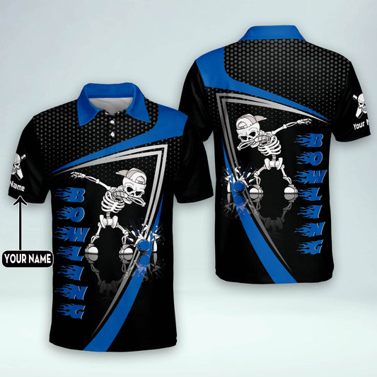 Men Women Skull Bowling Shirts Retro BM0135