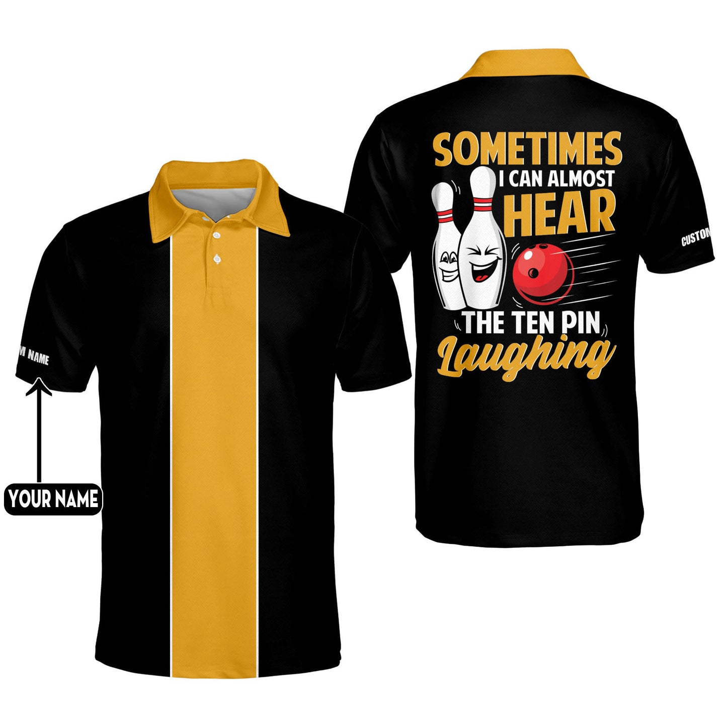 The Ten Pin Laughing Bowling Shirts BM0103