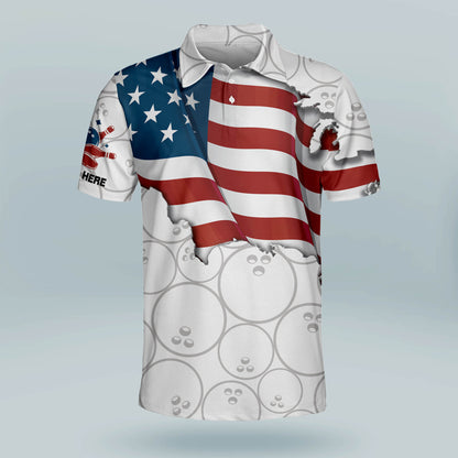 Custom American Patriotic Bowling Shirt BM0082