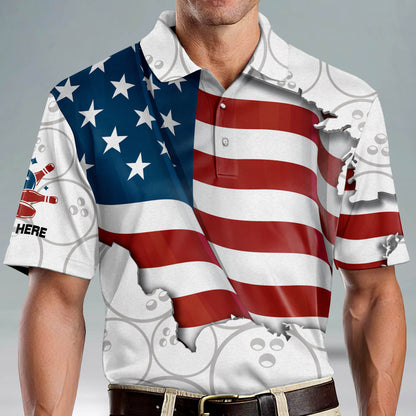 Custom American Patriotic Bowling Shirt BM0082