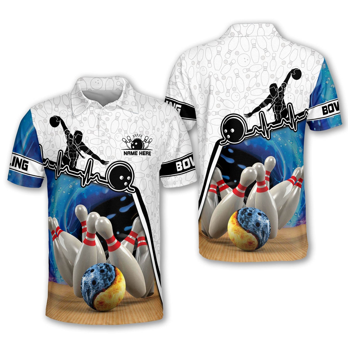 USA Bowling Shirts Men And Women BM0256