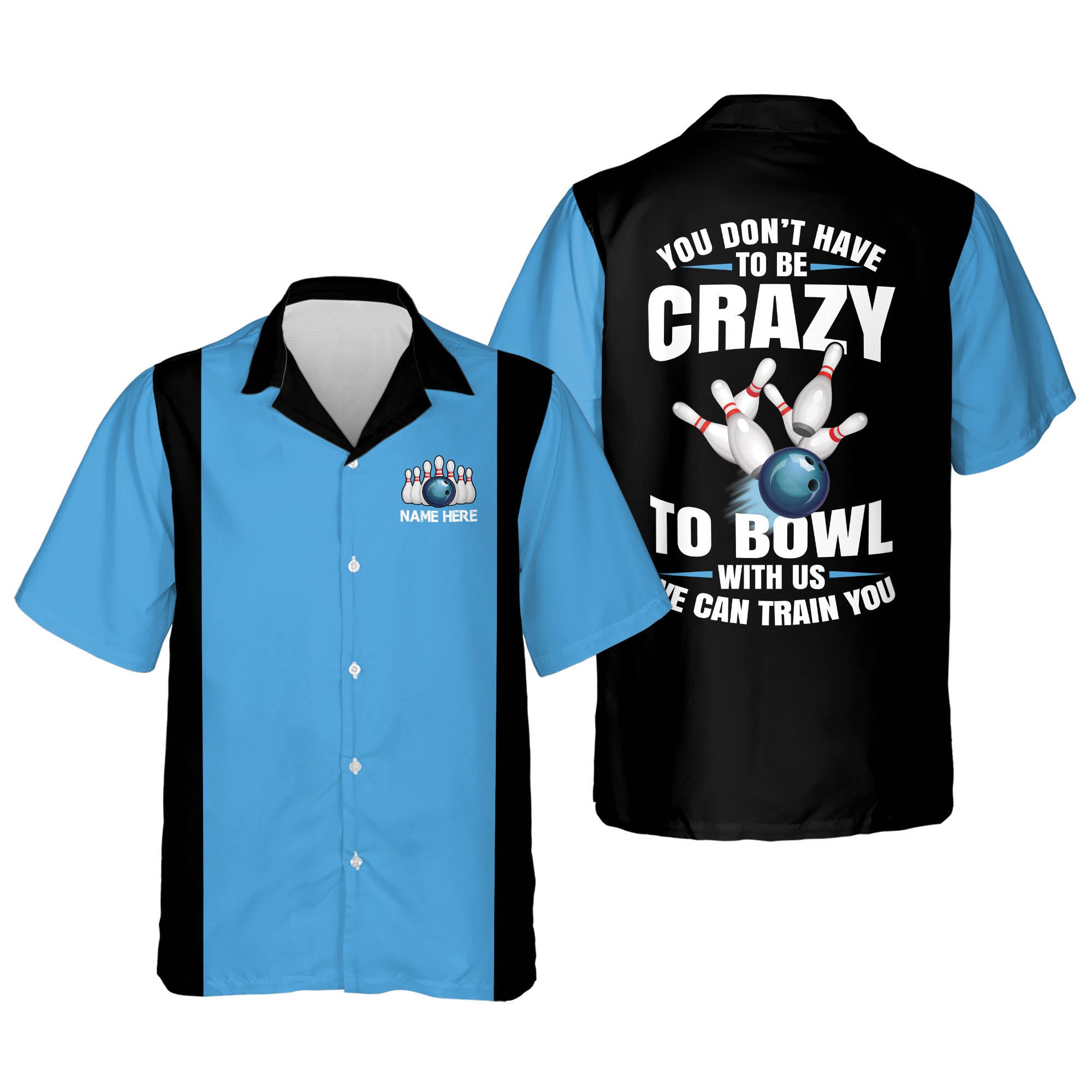 Personalized Bowling Shirts for Men, Bowling Shirt, Funny Men's