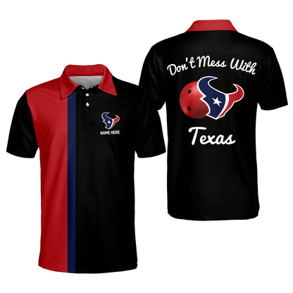 Don't Mess With Texas Bowling Polo BM0116