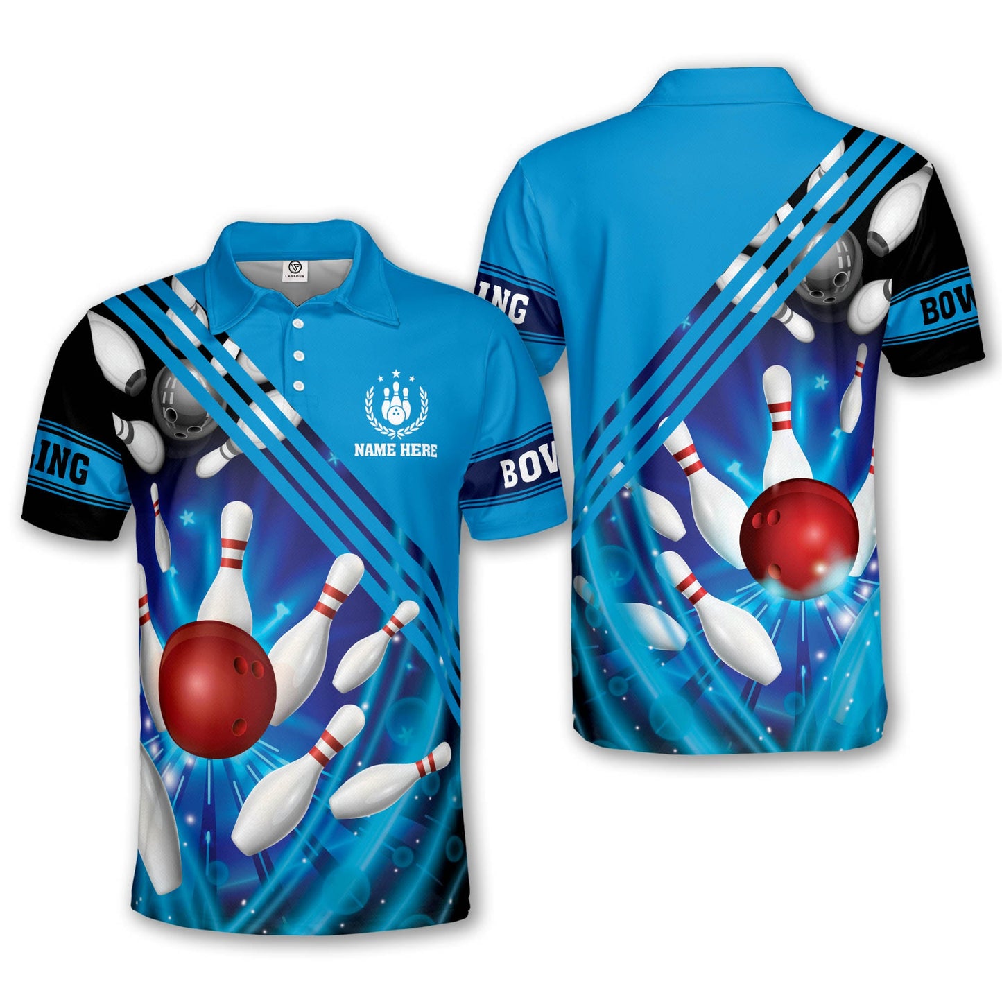 Bowling Polo Shirts For Men And Women BM0250