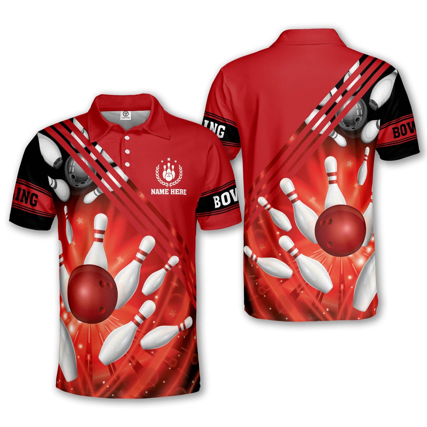 Bowling Polo Shirts For Men And Women BM0250