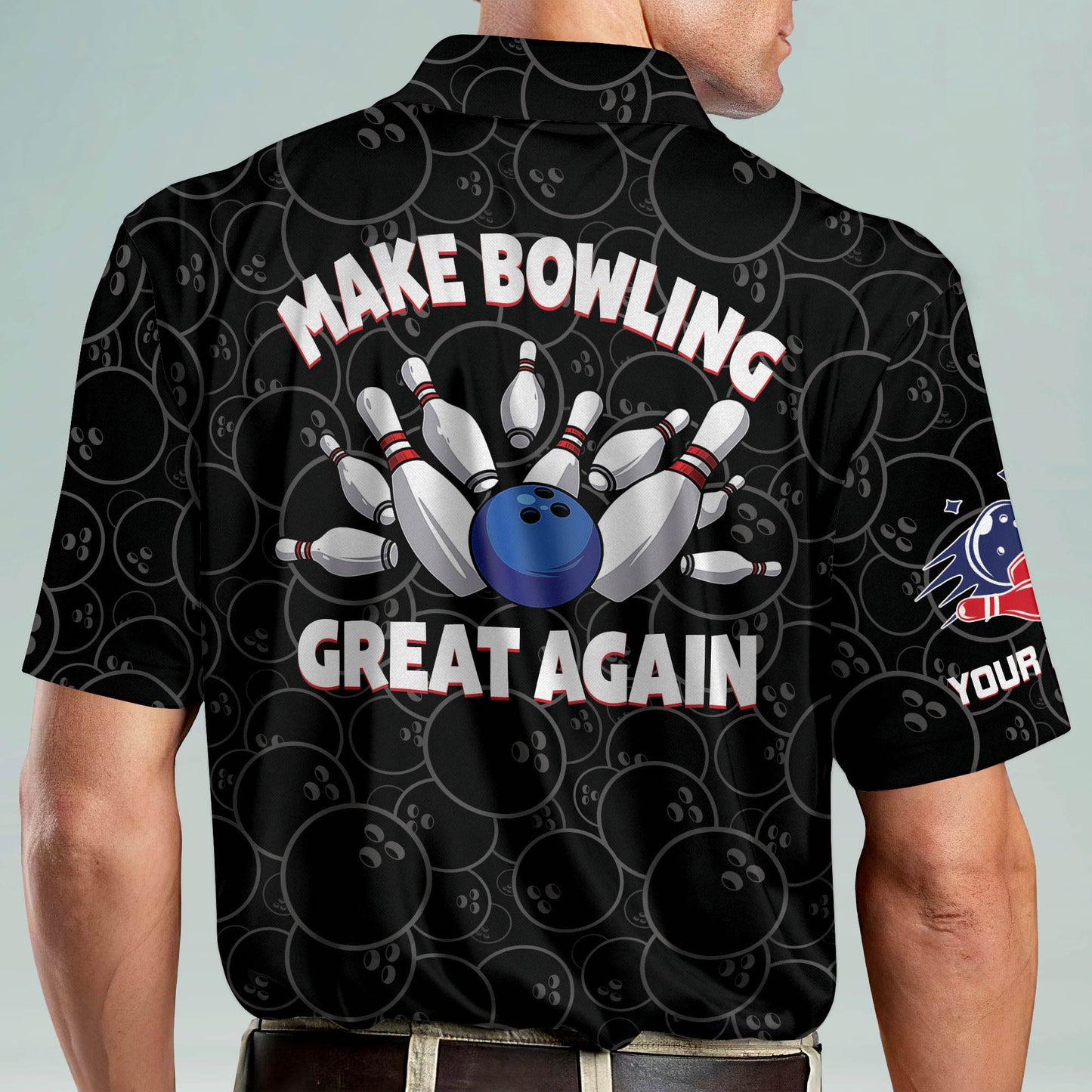 Make Bowling Great Again Bowling Shirt BM0085