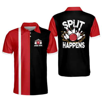 Crazy Split Happens Bowling Shirt Polo BM0228