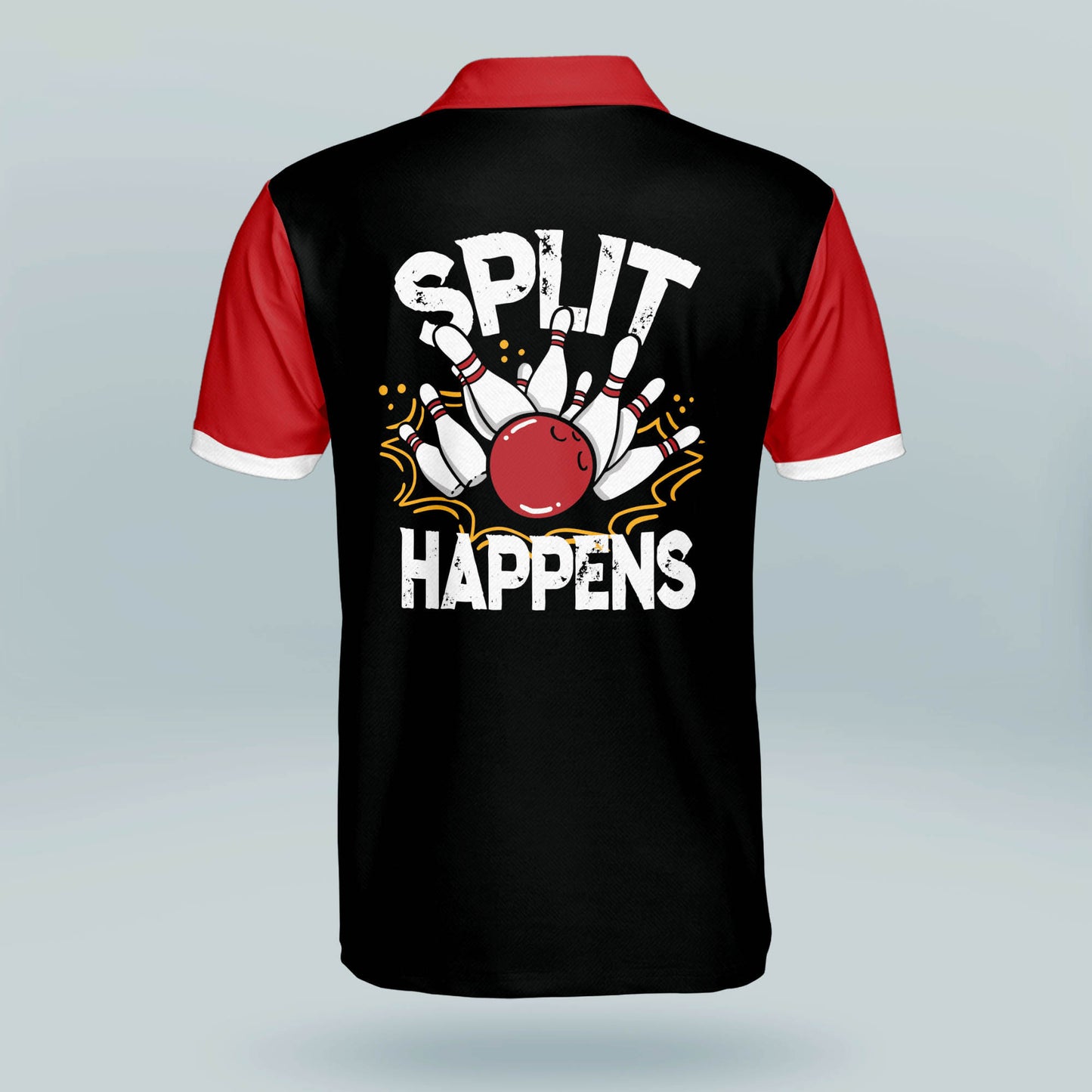 Crazy Split Happens Bowling Shirt Polo BM0228