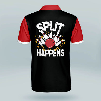 Crazy Split Happens Bowling Shirt Polo BM0228