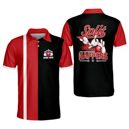 Crazy Split Happens Bowling Shirt Polo BM0227