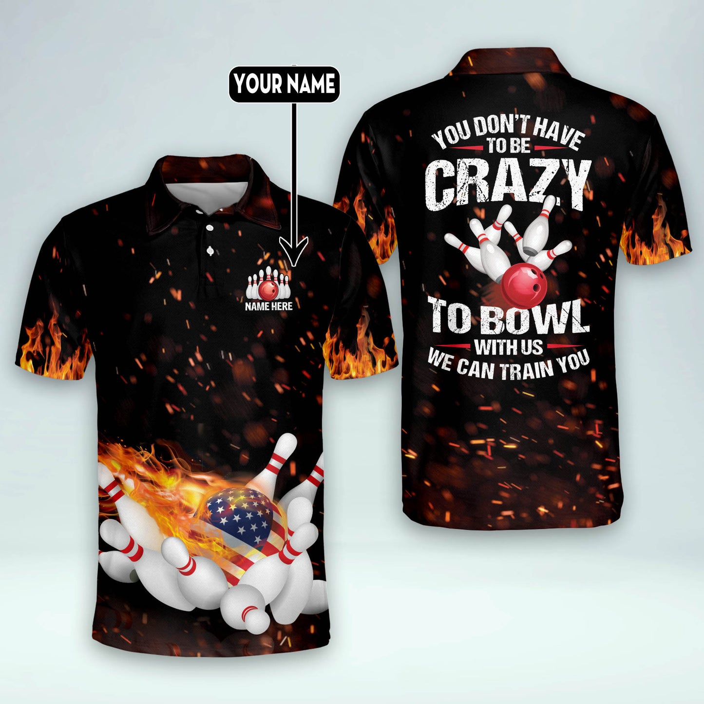 Custom We Can Train You Bowling Shirts BM0246