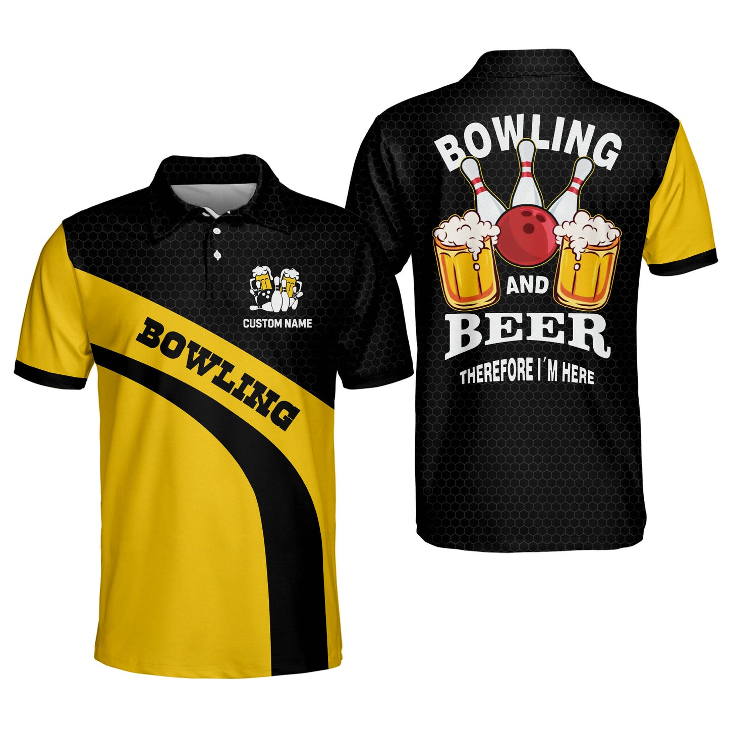 Custom Funny Bowling And Beer Shirts BM0097