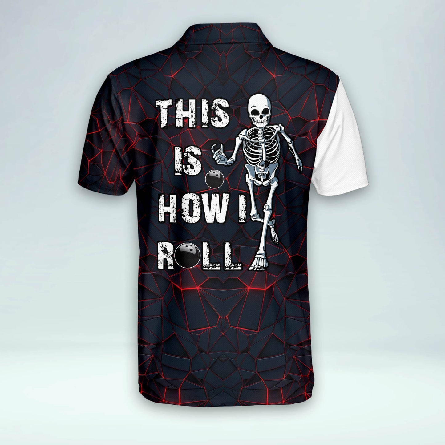 Custom Crazy Skull Bowling Shirts BM0142