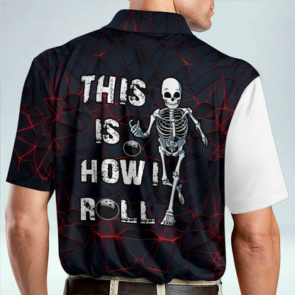 Custom Crazy Skull Bowling Shirts BM0142