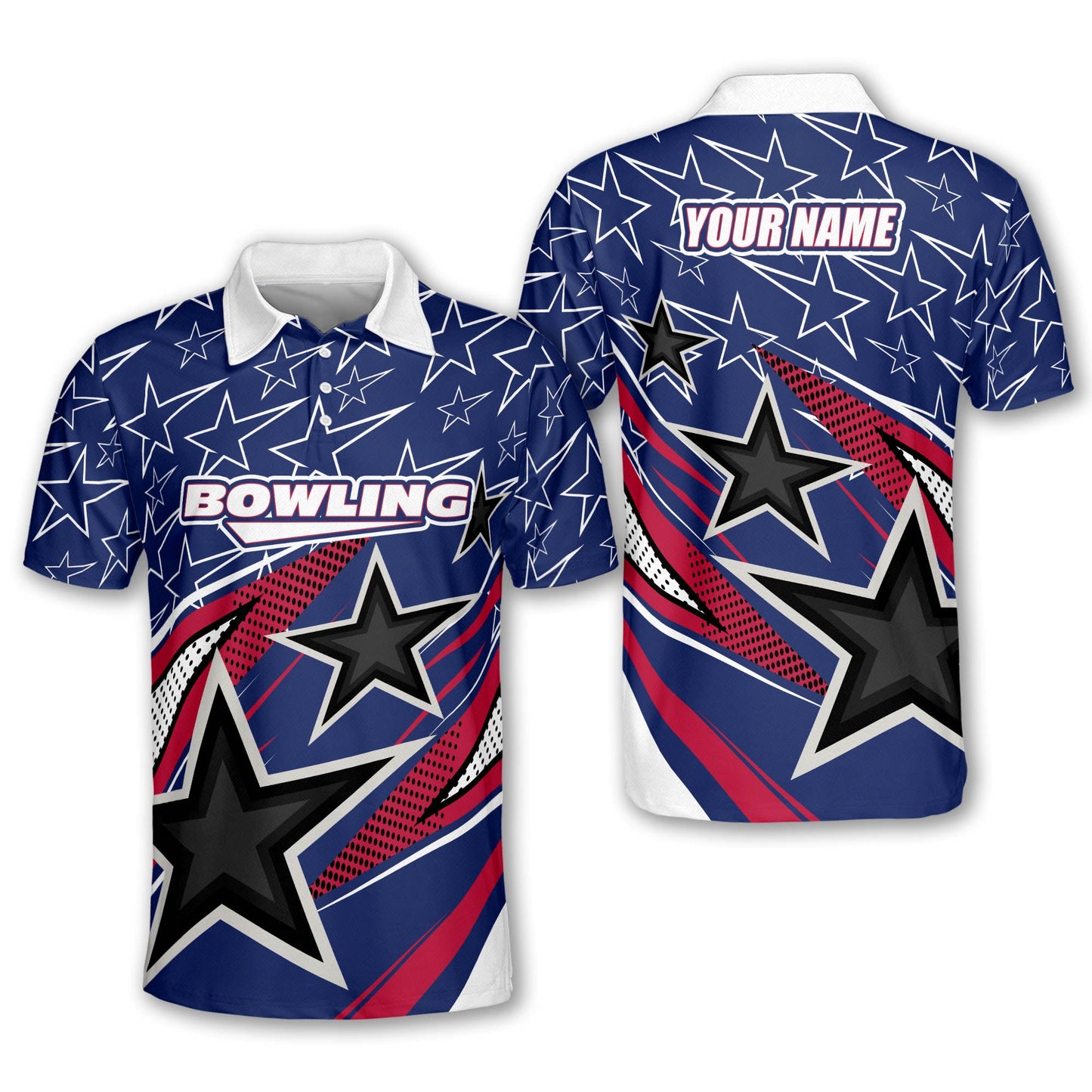 Custom Patriotic Bowling Shirts Unisex BM0251