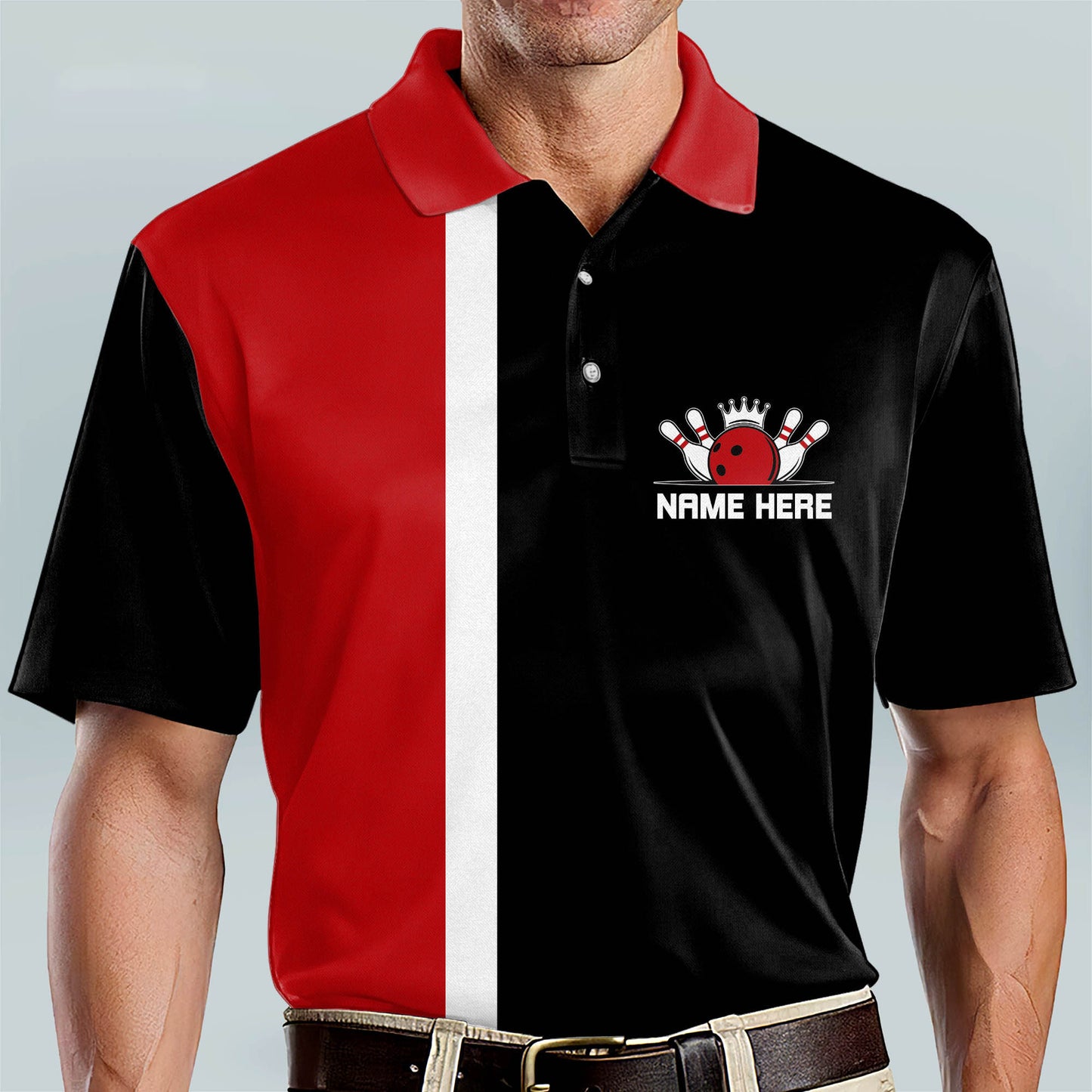 Crazy It's Not My Fault Bowling Shirt BM0224