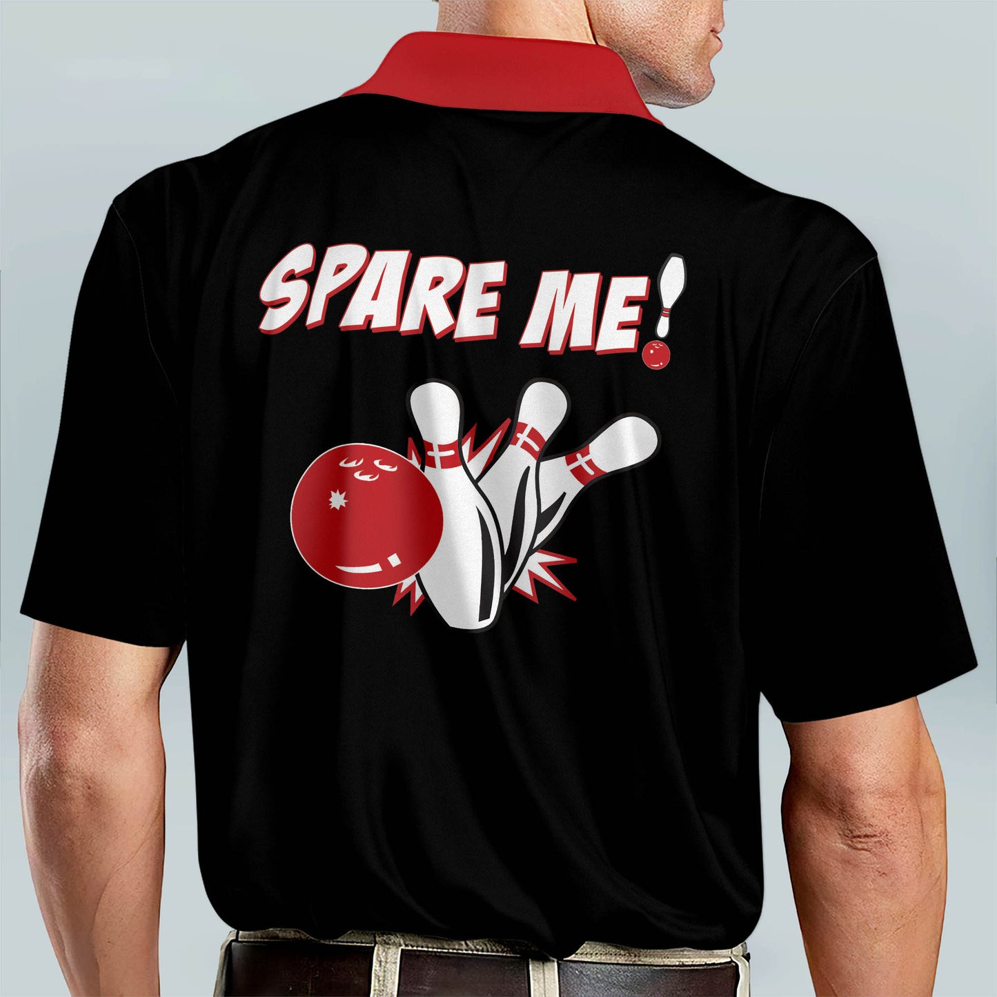 Custom Spare Me Bowling Polo Unisex BM0225