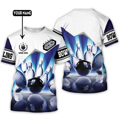 Custom 3D Funny Bowling TShirts Unisex BT0007