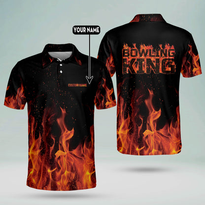 Custom Flame Funny Bowling Shirts BM0039