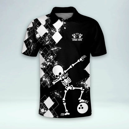 Custom Skull Bowling Polo Shirts BM0140