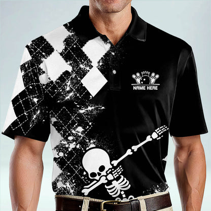 Custom Skull Bowling Polo Shirts BM0140