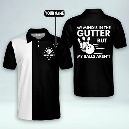 My Mind's in The Gutter Bowling Shirts BM0015