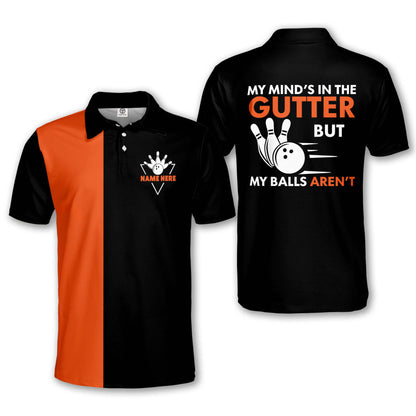 My Mind's in The Gutter Bowling Shirts BM0015