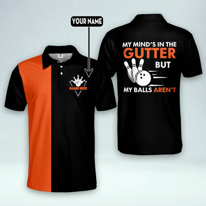 My Mind's in The Gutter Bowling Shirts BM0015