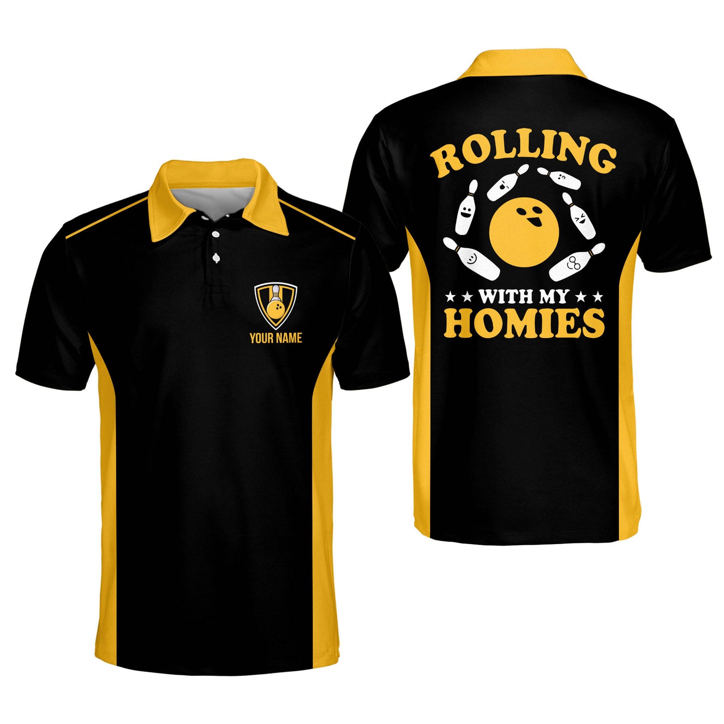 Rolling With My Homies Bowling Shirt BM0231