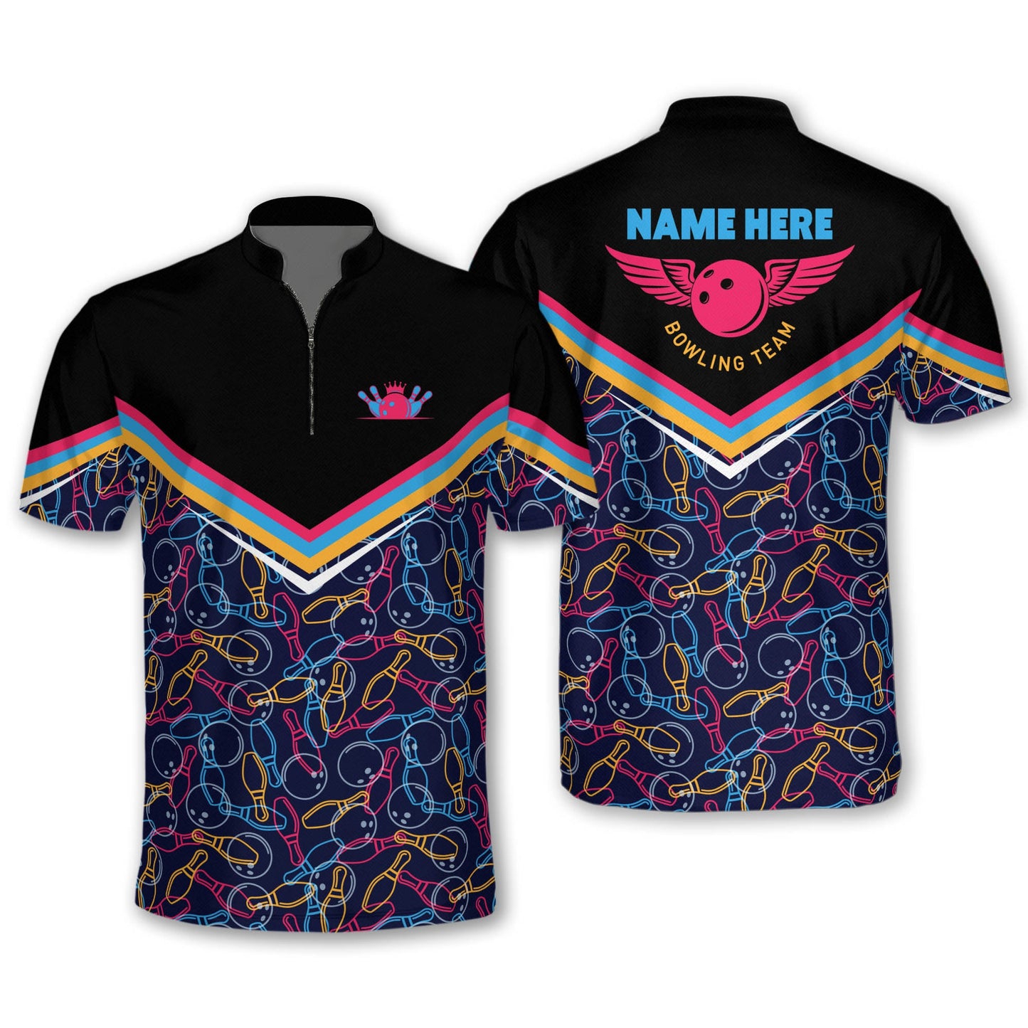 Custom Bowling Shirts Men And Women BM0270