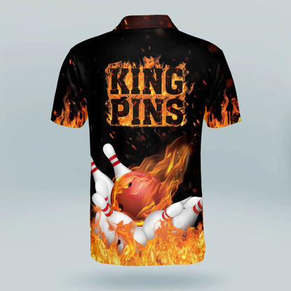 Custom Flame Funny Bowling Shirts BM0105