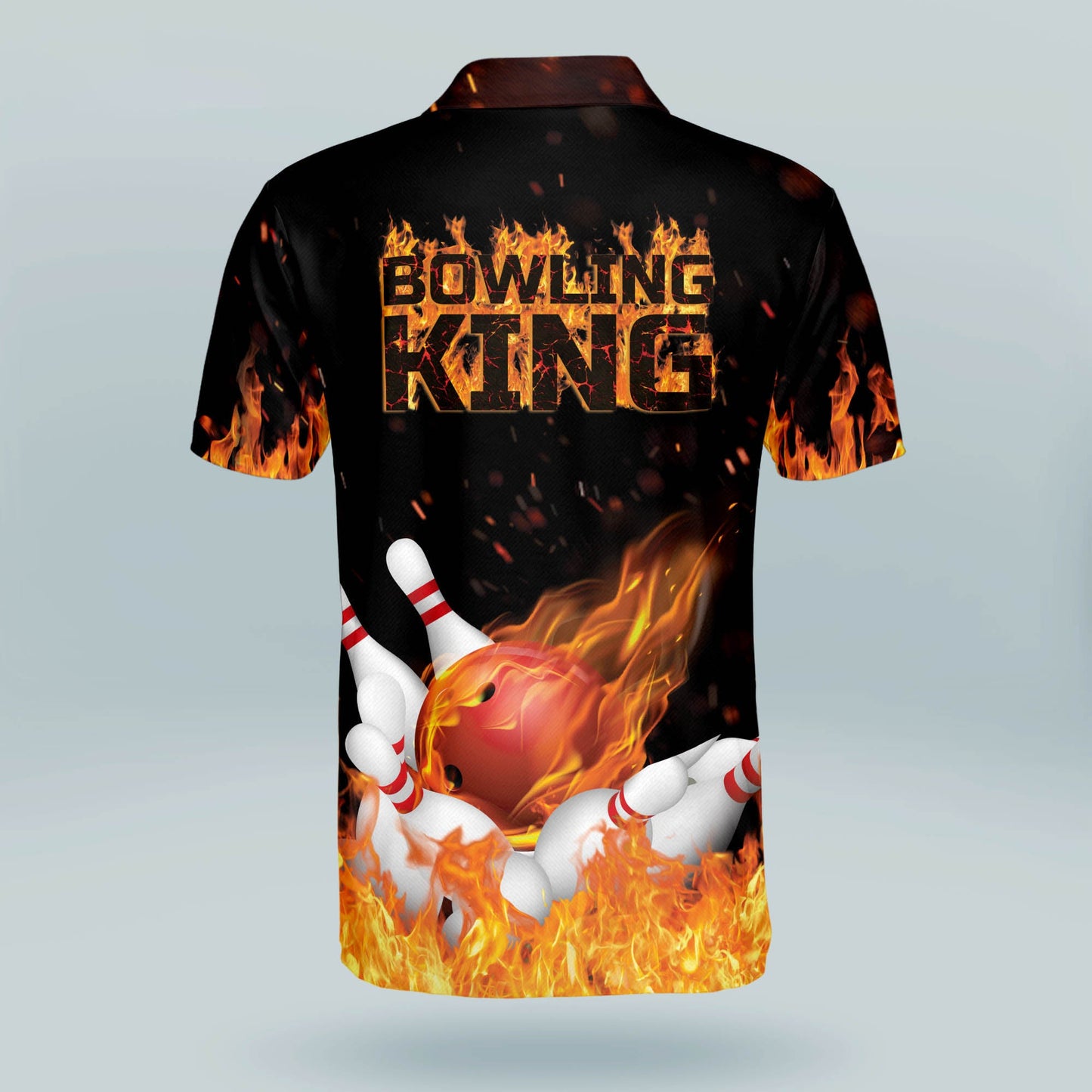 Custom Flame Funny Bowling Shirts BM0105