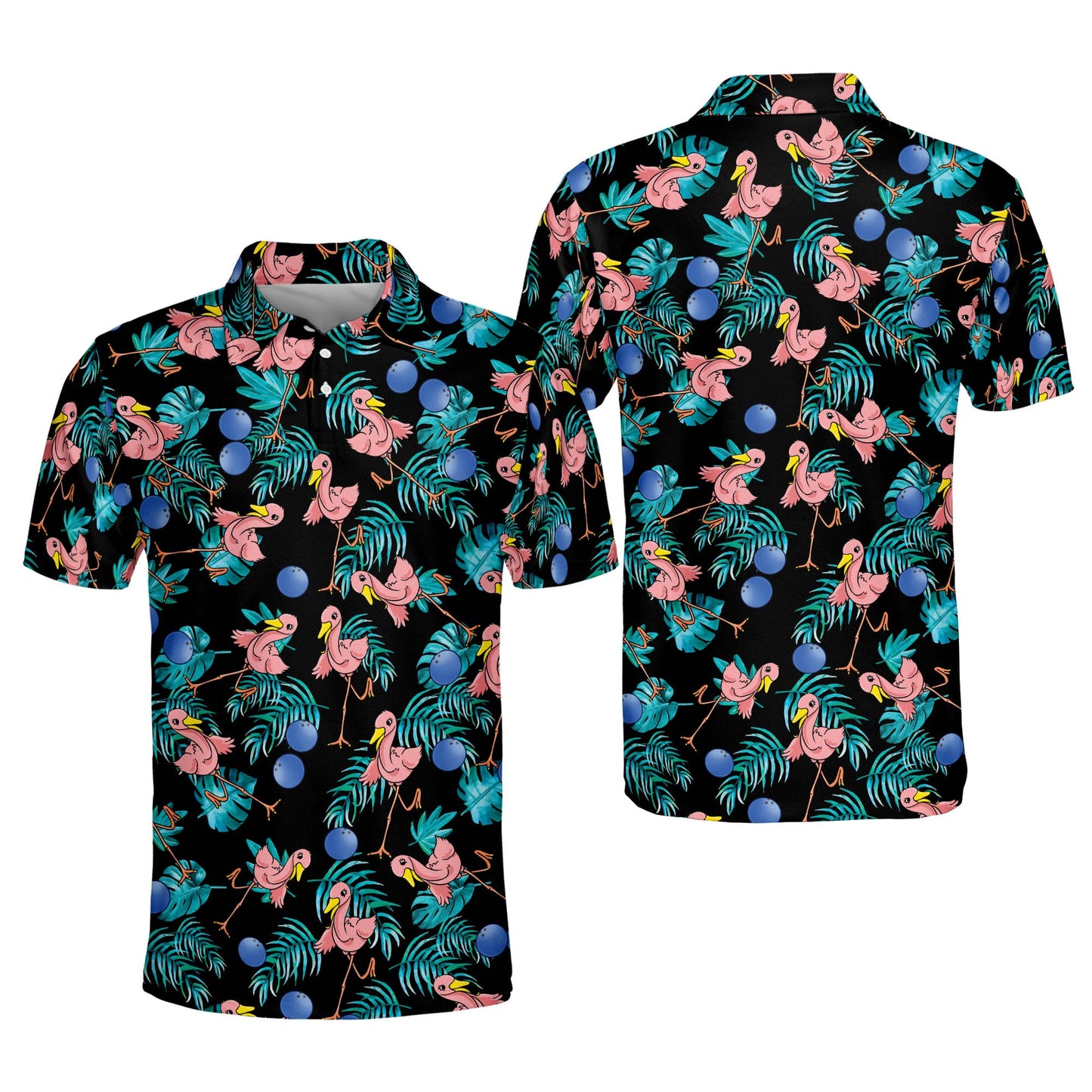 Custom Flamingo Bowling Shirt Unisex BM0122