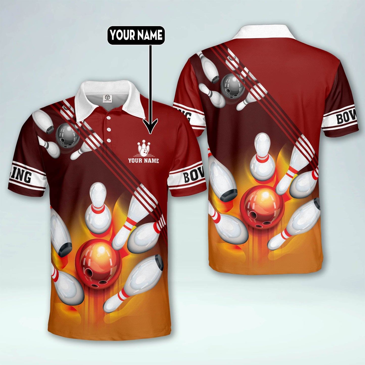 Custom Bowling Shirt for Men And Women BM0255