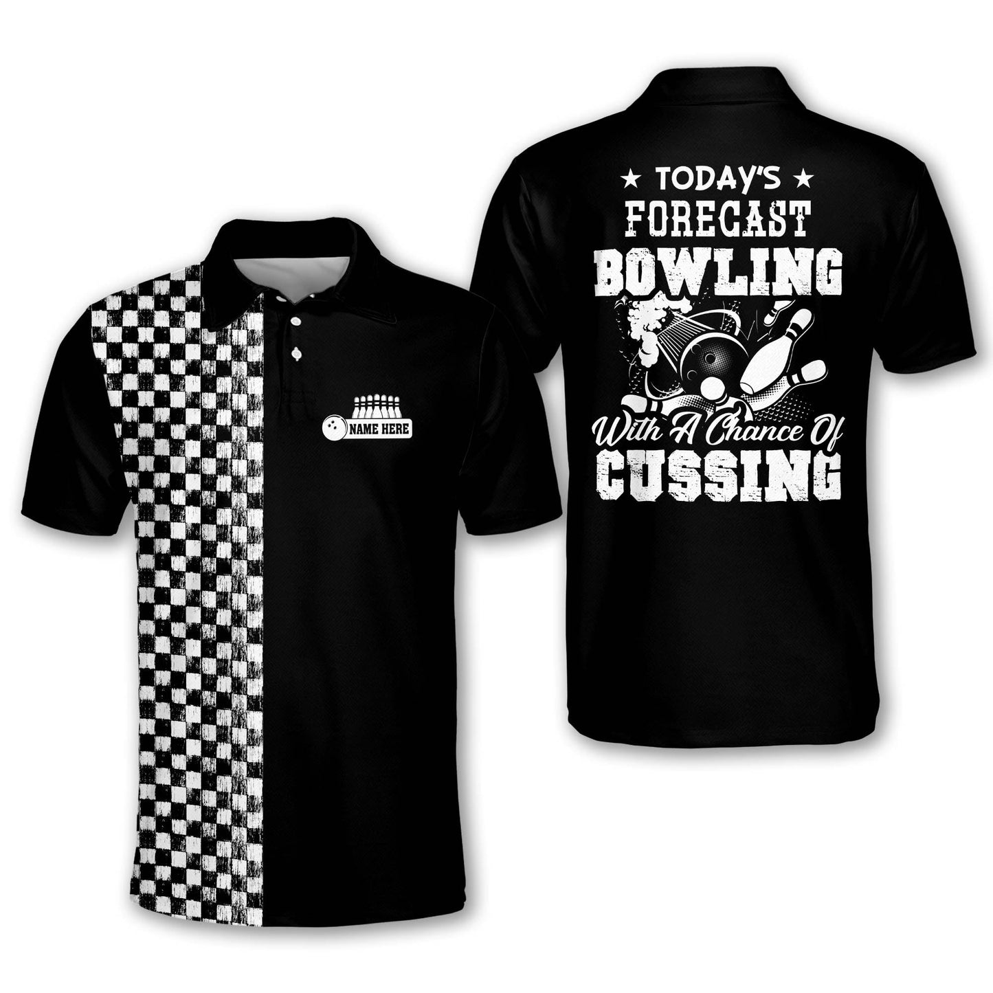 Today's Forecast Bowling Shirts Unisex BM0271