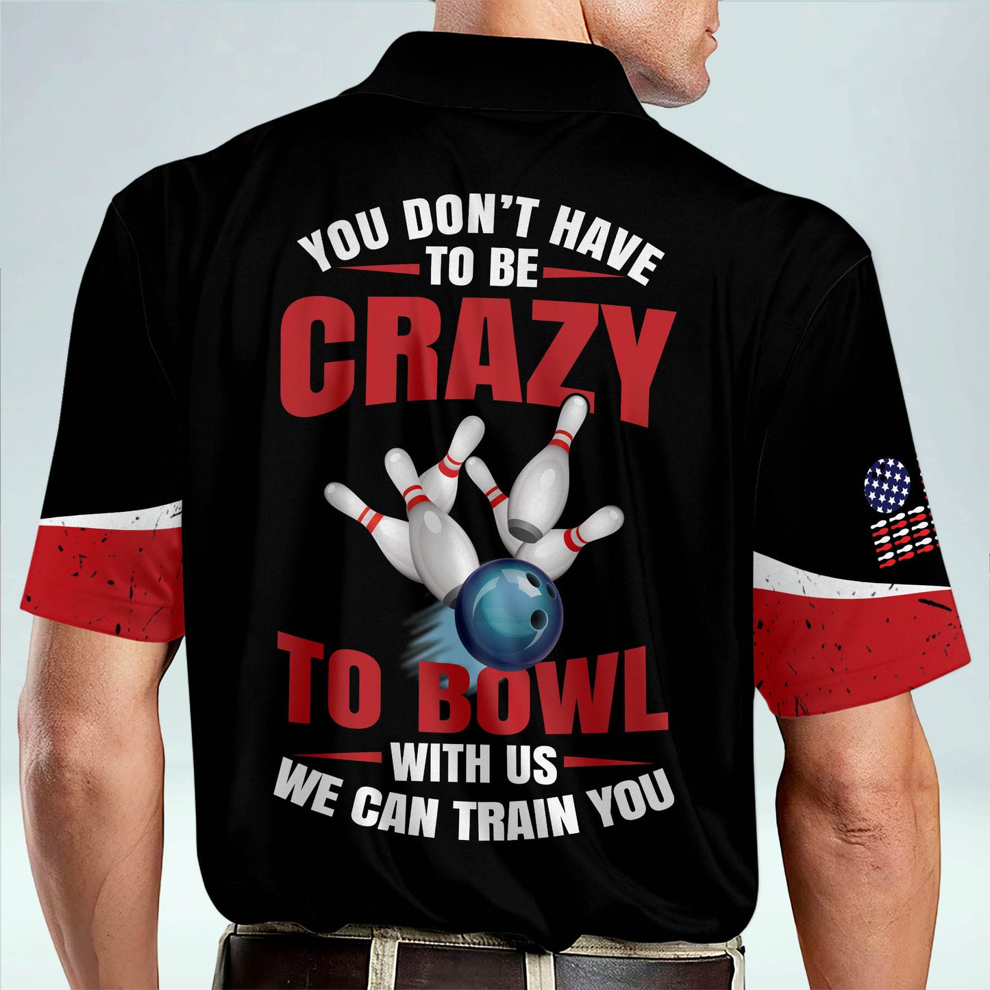 We Can Train You USA Bowling Shirts BM0143