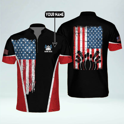 USA Bowling Jersey Team Shirts Unisex BM0257